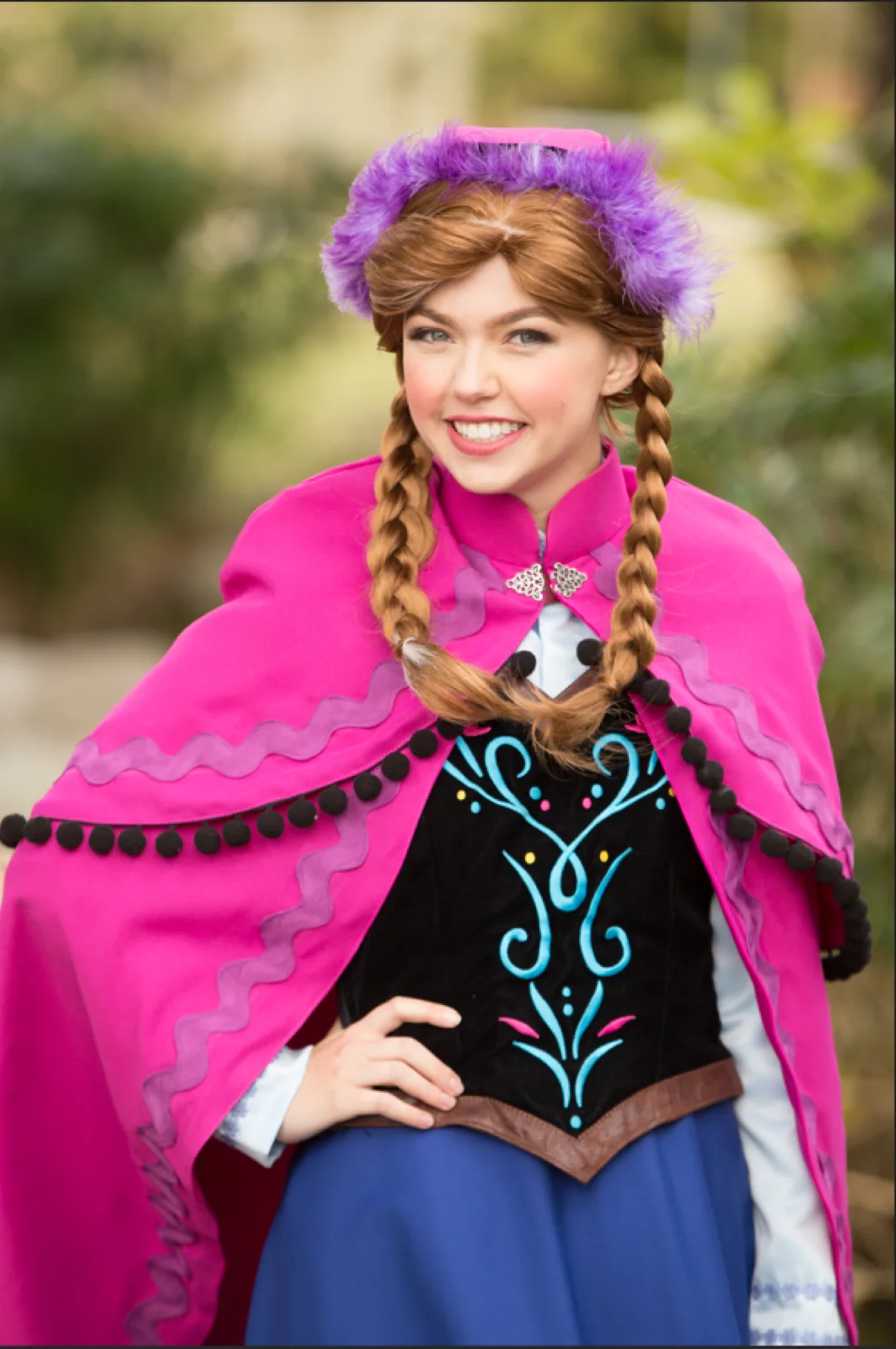 Snow Princess party character in Miami