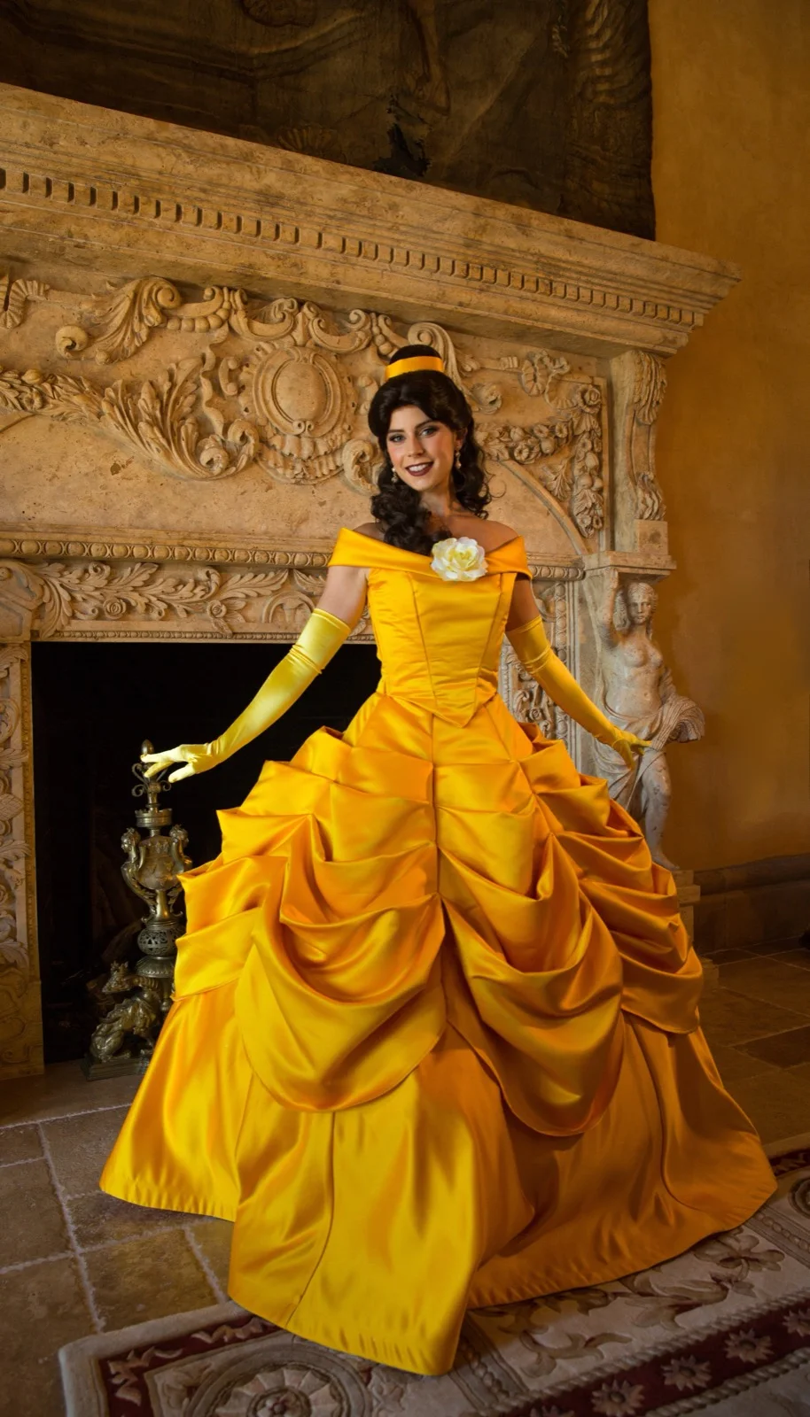 Bookish Princess party character in Miami