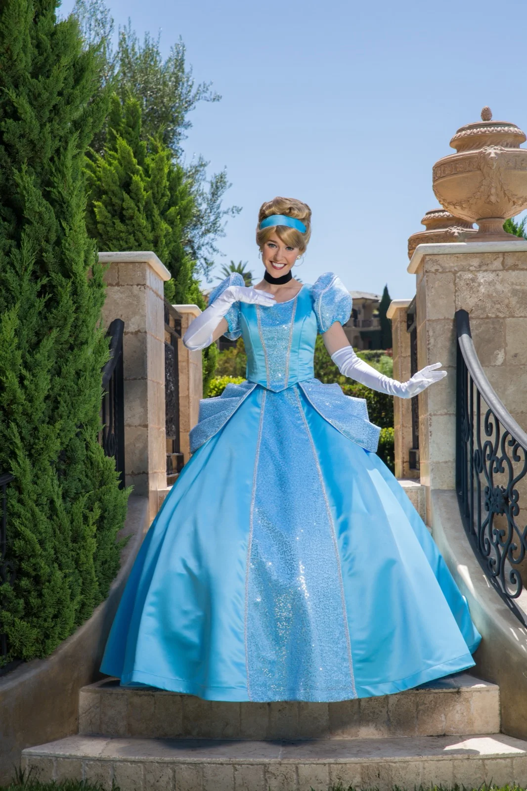 Glass Slipper Princess party character in Miami
