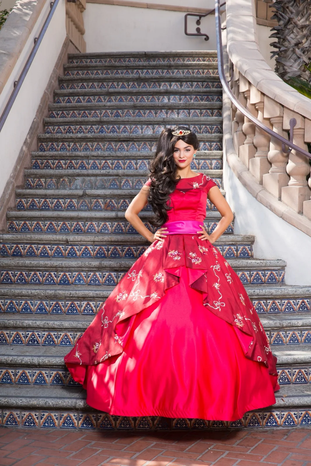 Latina Princess party character in Miami