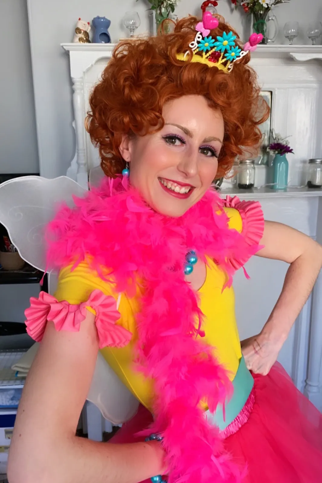Fancy Girl party character in Miami