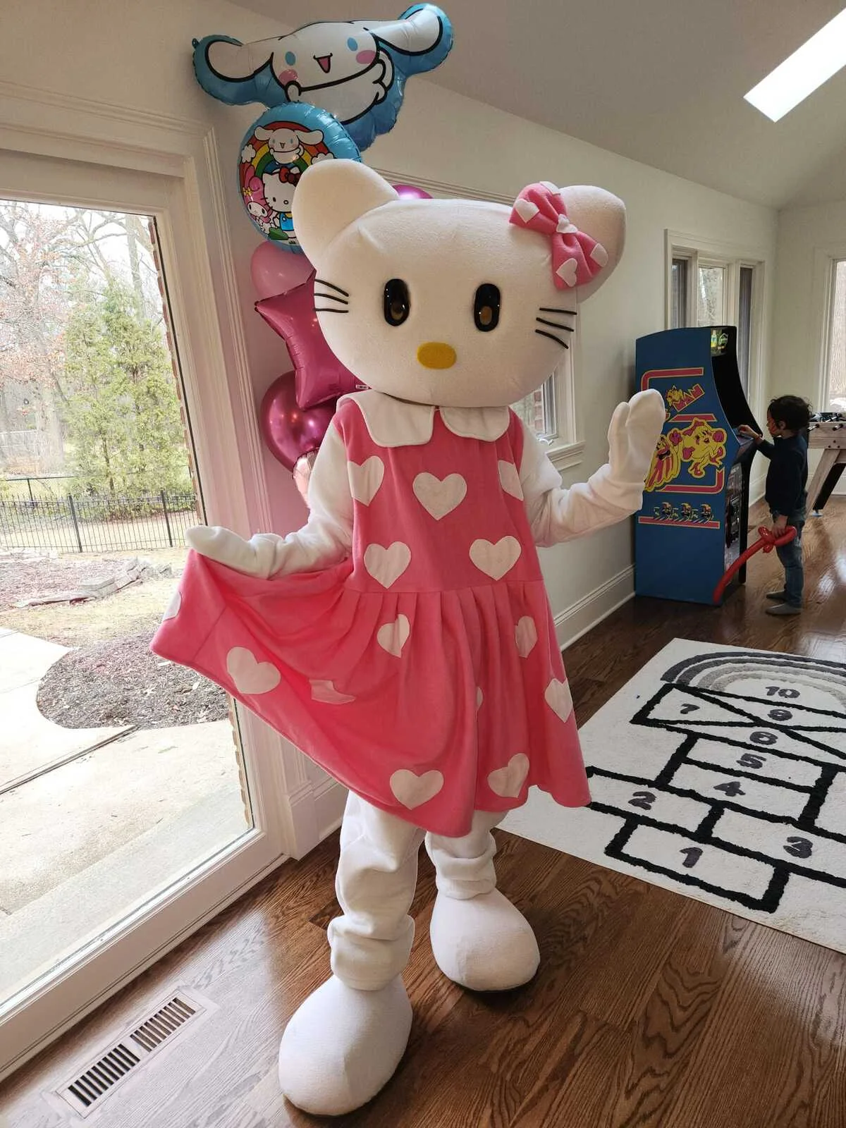 Princess Kitty party character in Miami