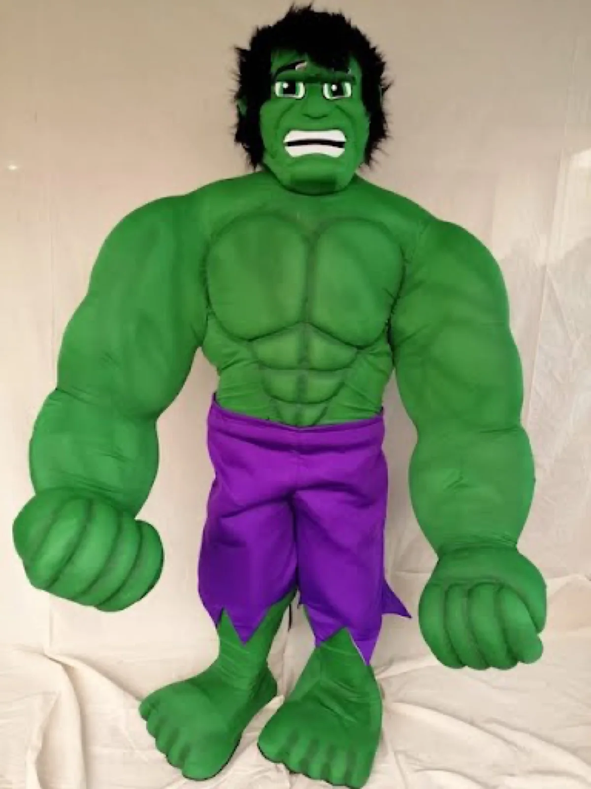 Green Man party character in Miami