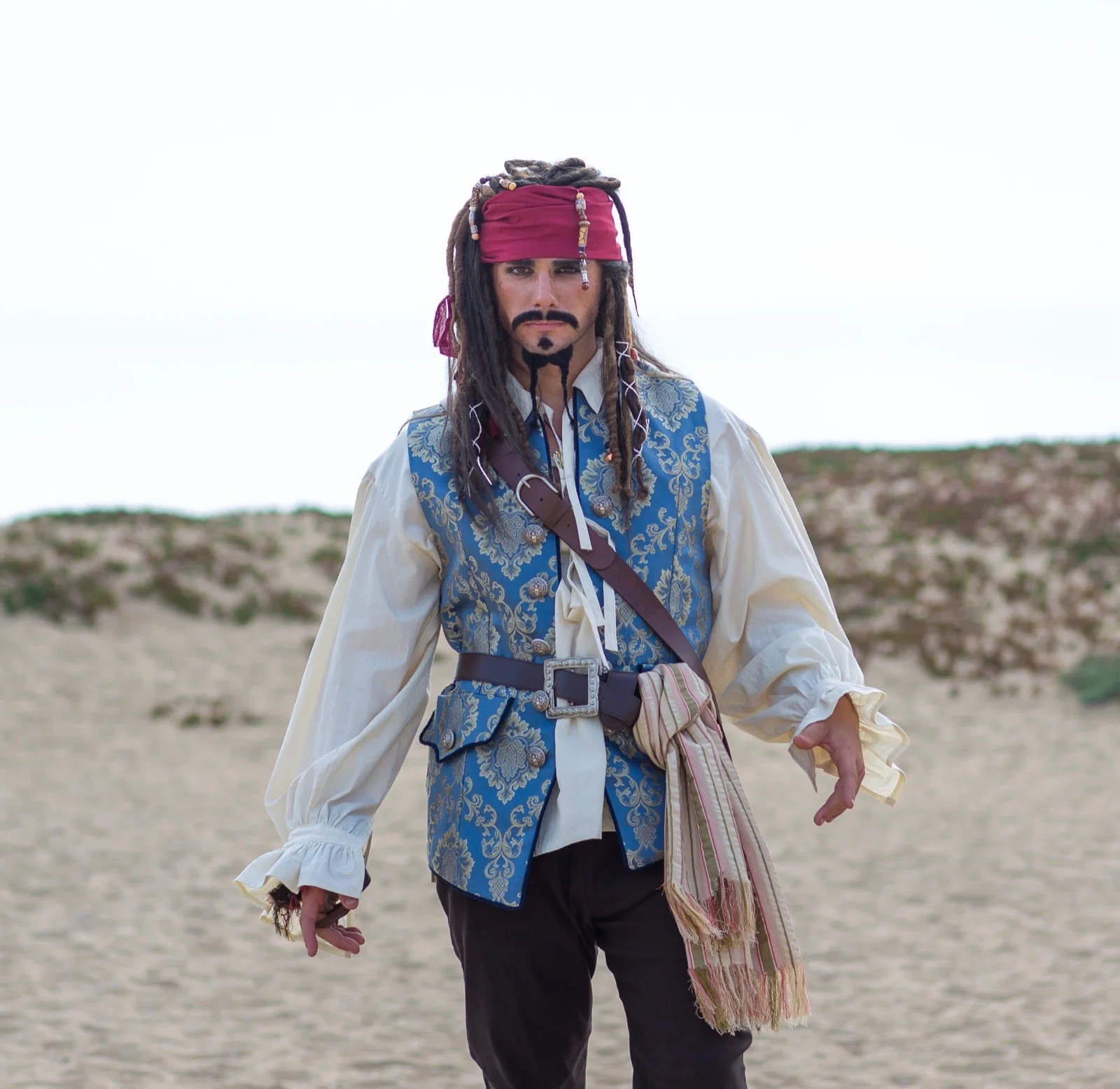 Pirate party character in Miami