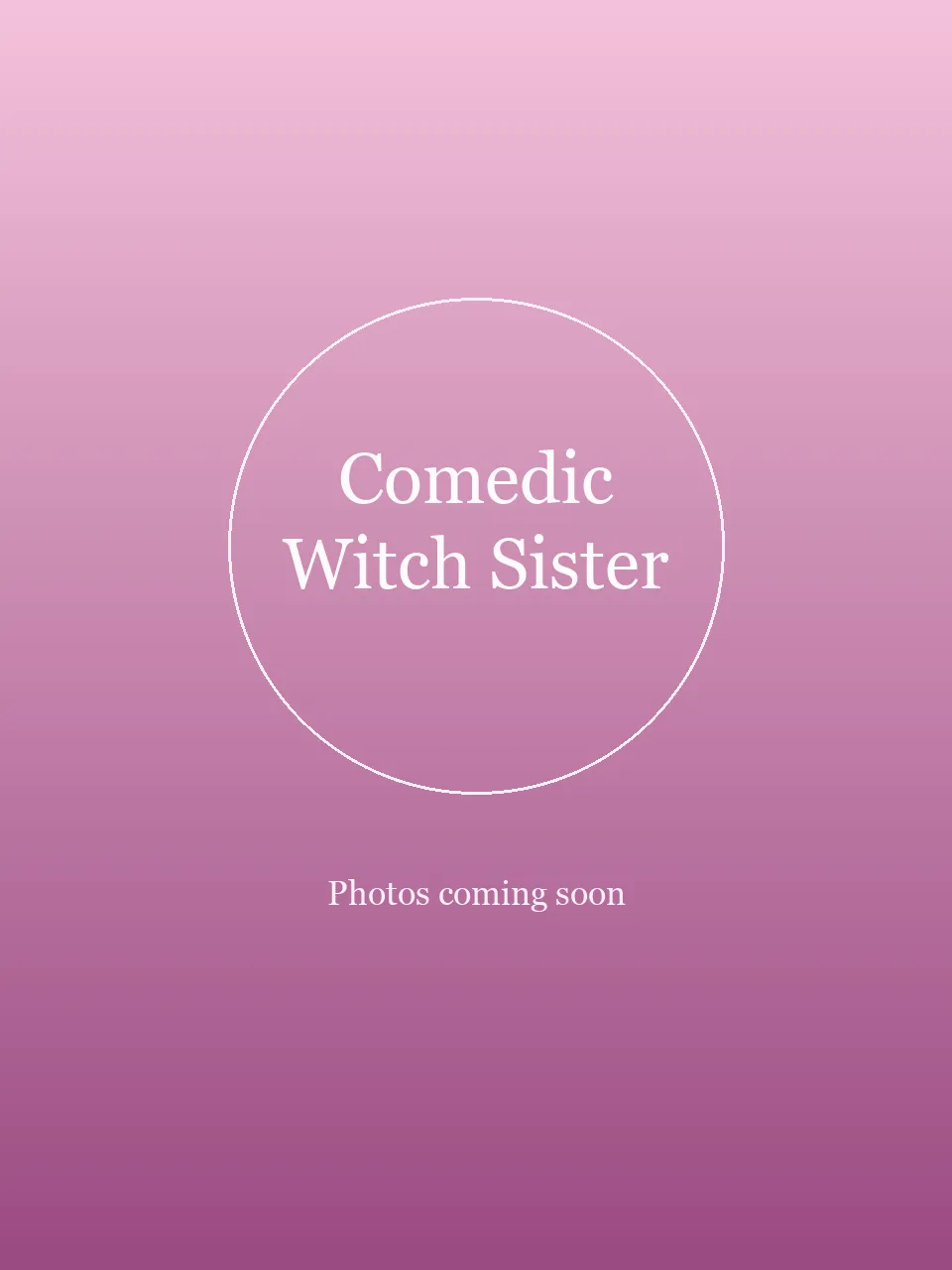 Comedic Witch Sister party character in Miami