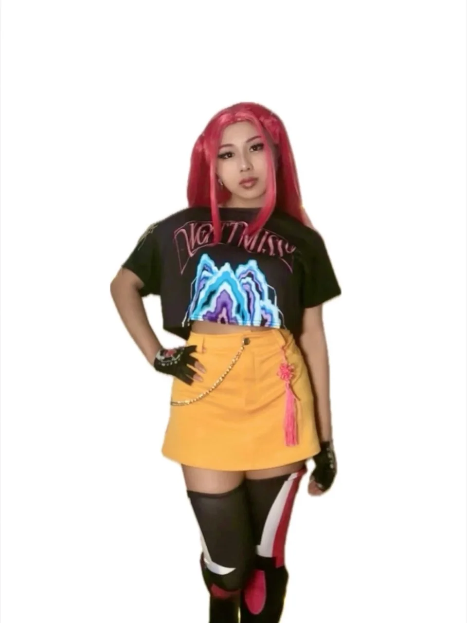 K-Pop Warrior party character in Miami