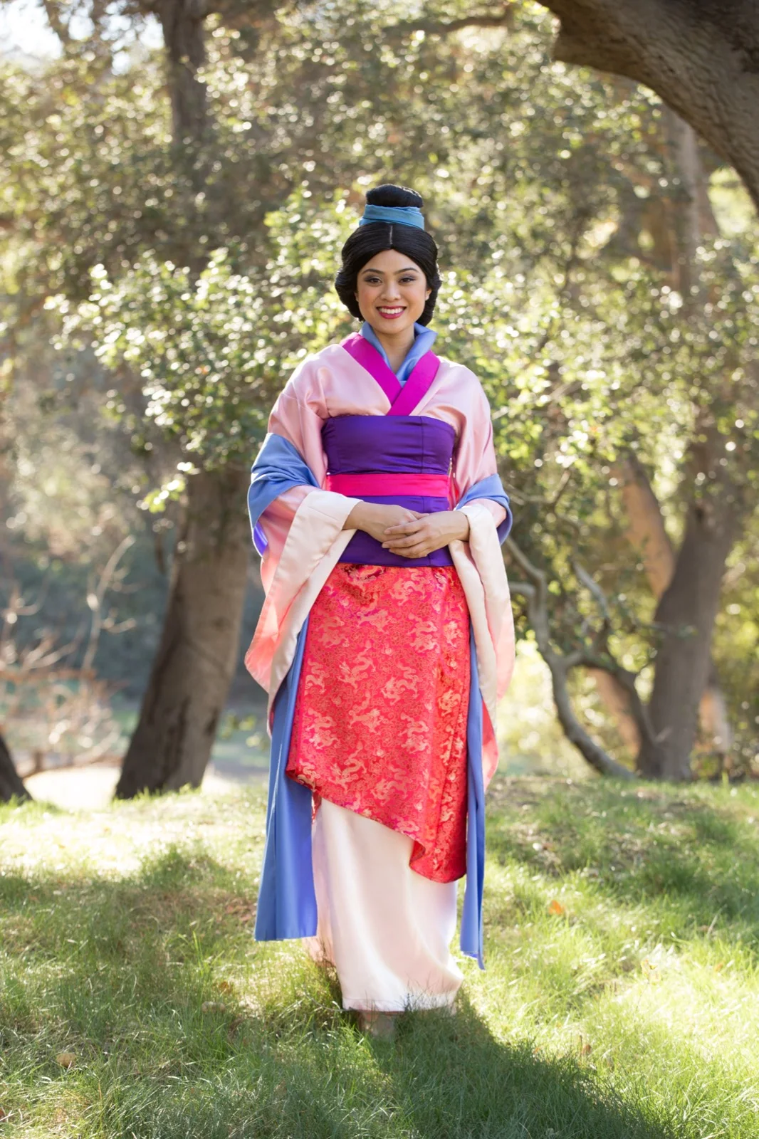 Asian Princess party character in Miami