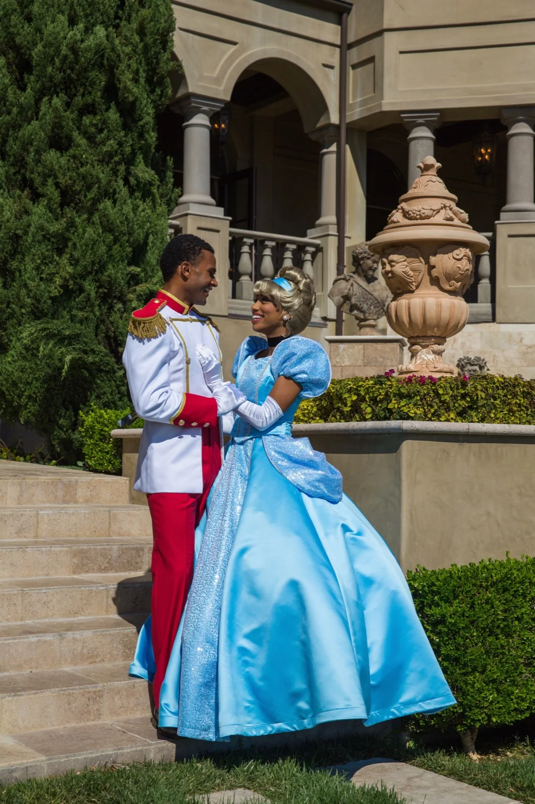 Prince Charming party character in Miami