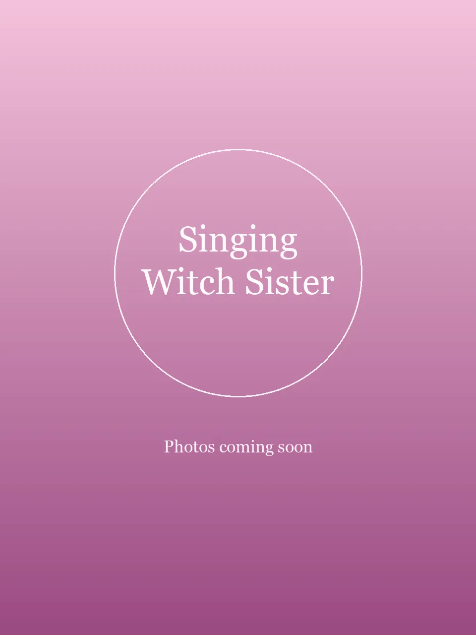 Singing Witch Sister party character in Miami