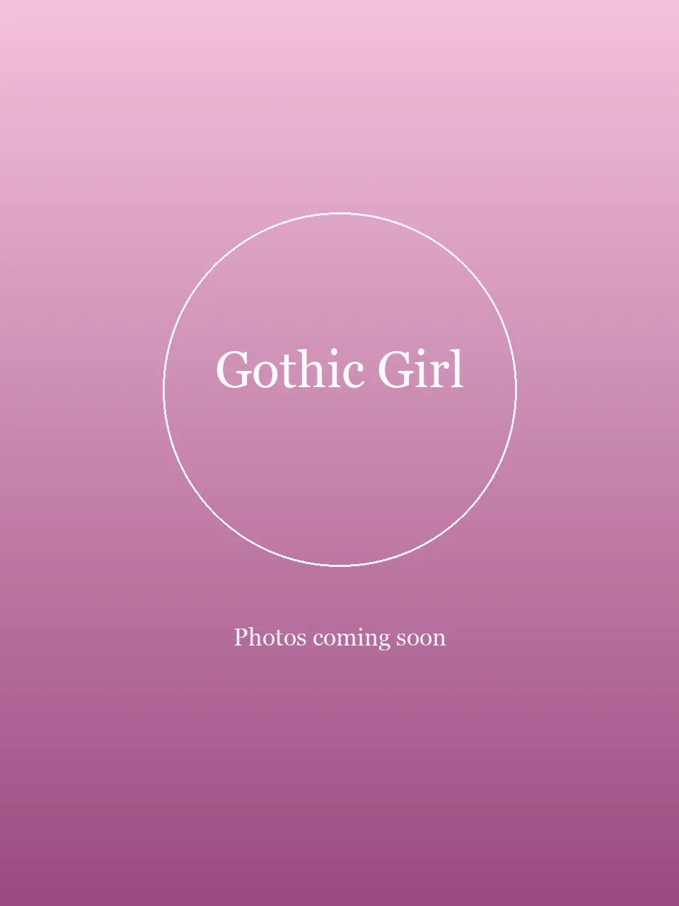 Gothic Girl party character in Miami