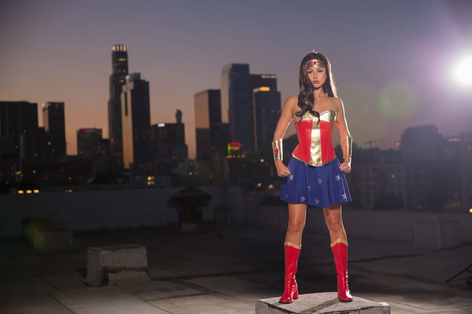 Wonder Hero party character in Miami