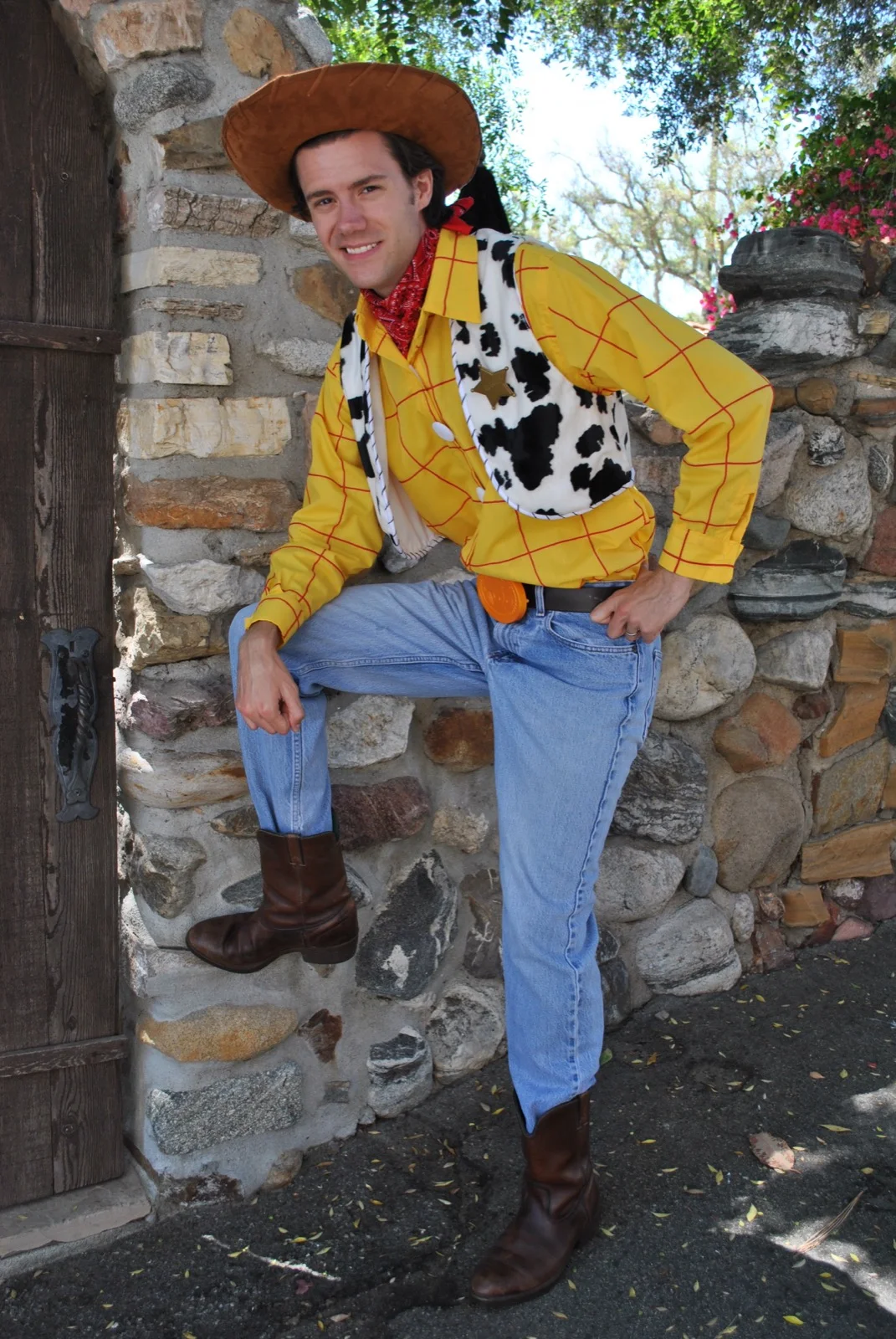 Cow Boy party character in Miami
