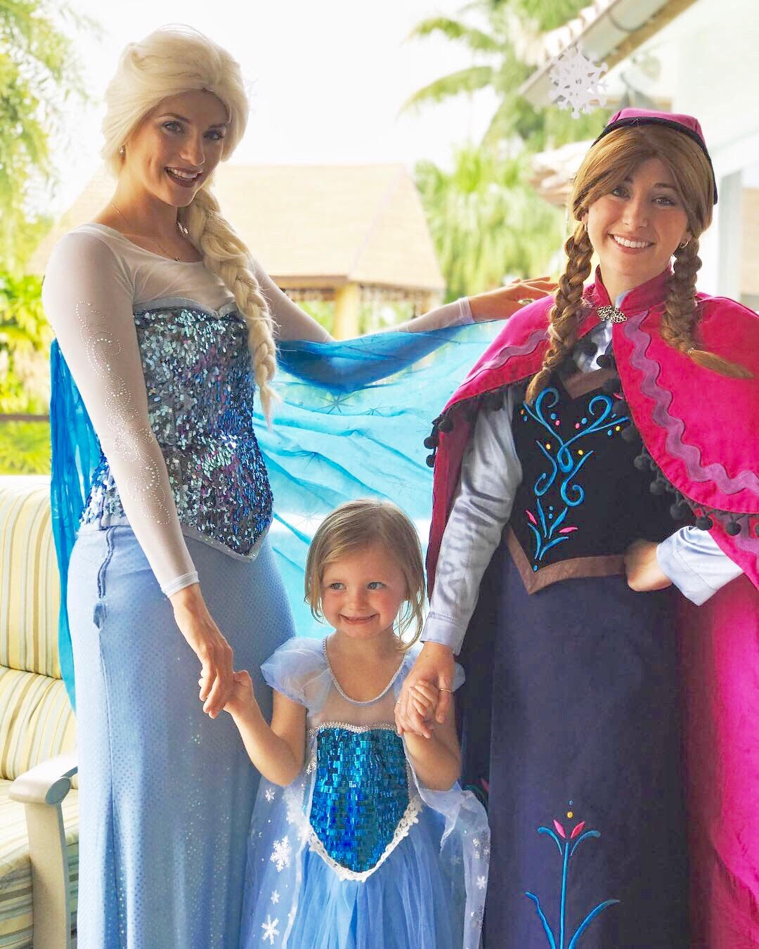 Elsa and Anna Warmed Up in The Miami Beach Heat This Weekend - Party ...